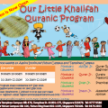 Our Little Khalifah Quranic Program – Registration Is Now Open!